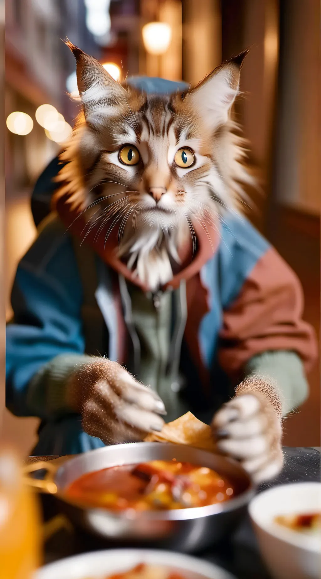 ai character: cat background