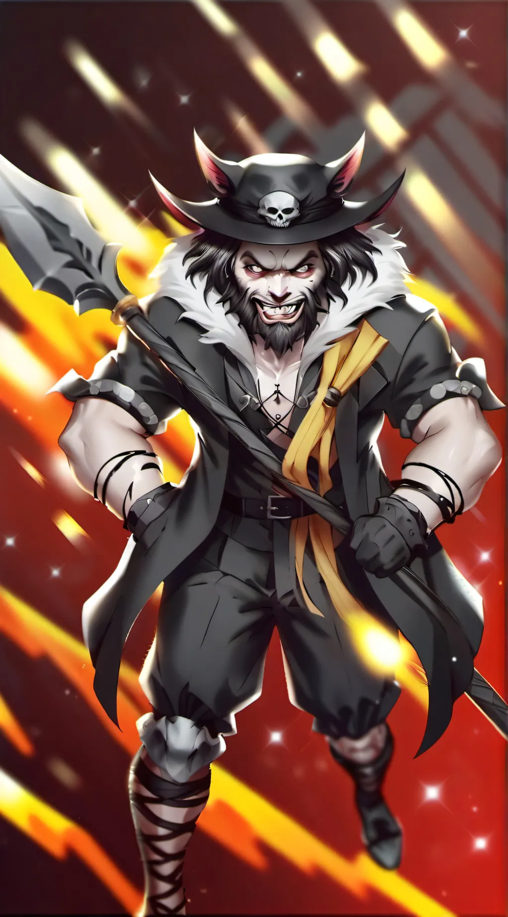 ai character: demon background