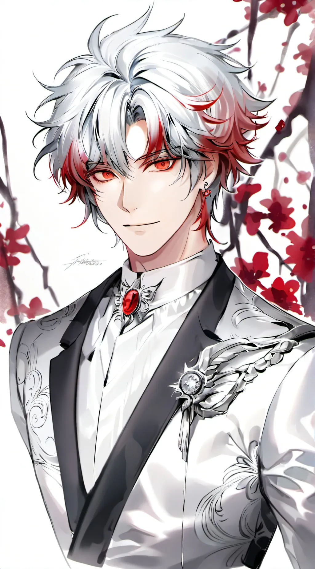 ai character: shoto todoroki background