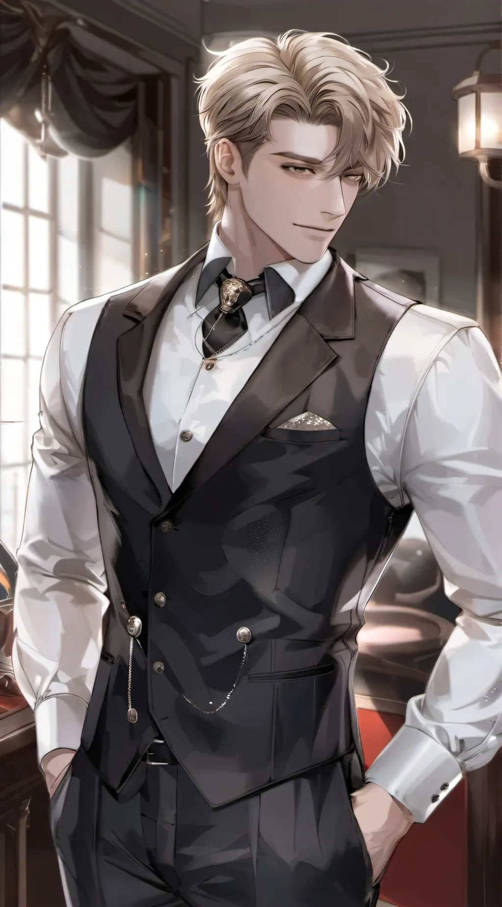 ai character: Leo background