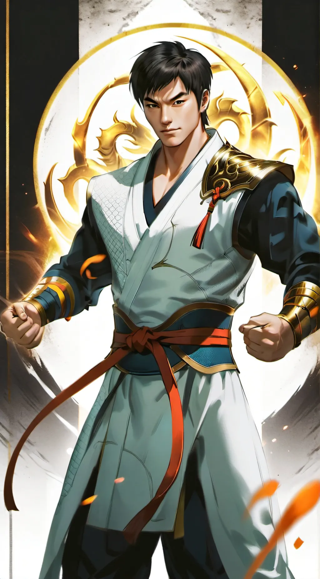 ai character: Jim Hyung  background