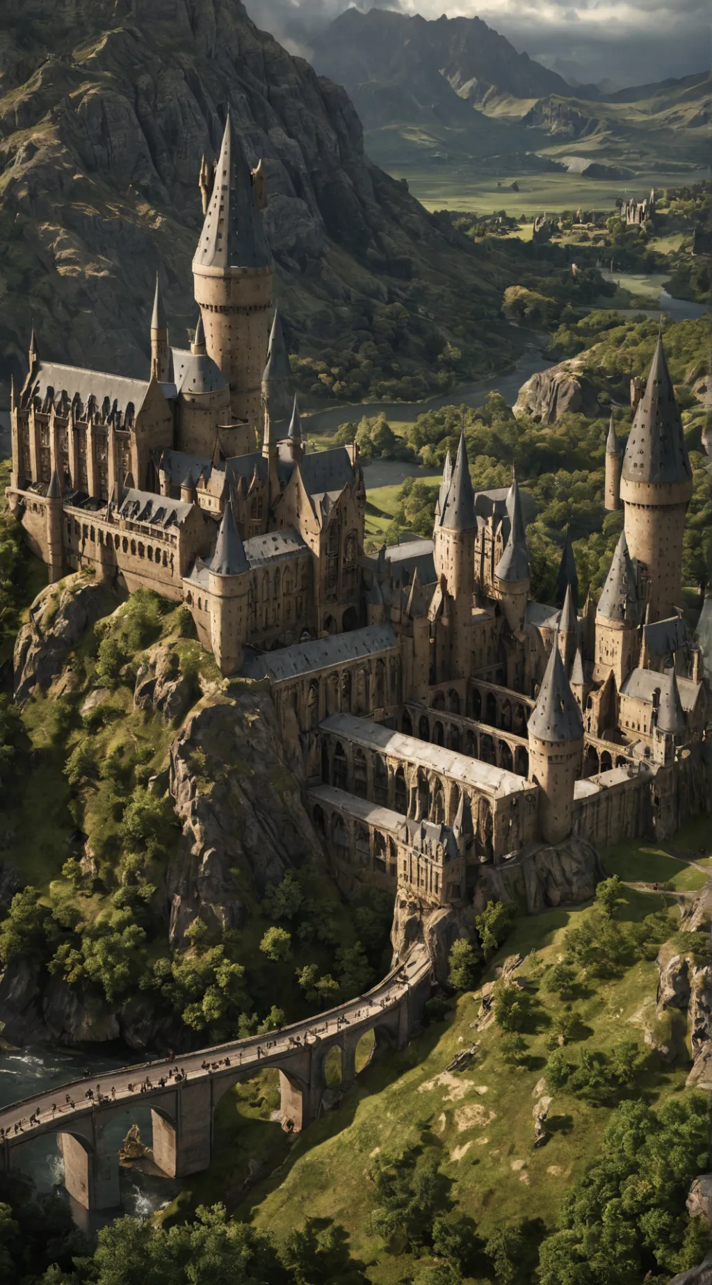 ai character: Hogwarts background