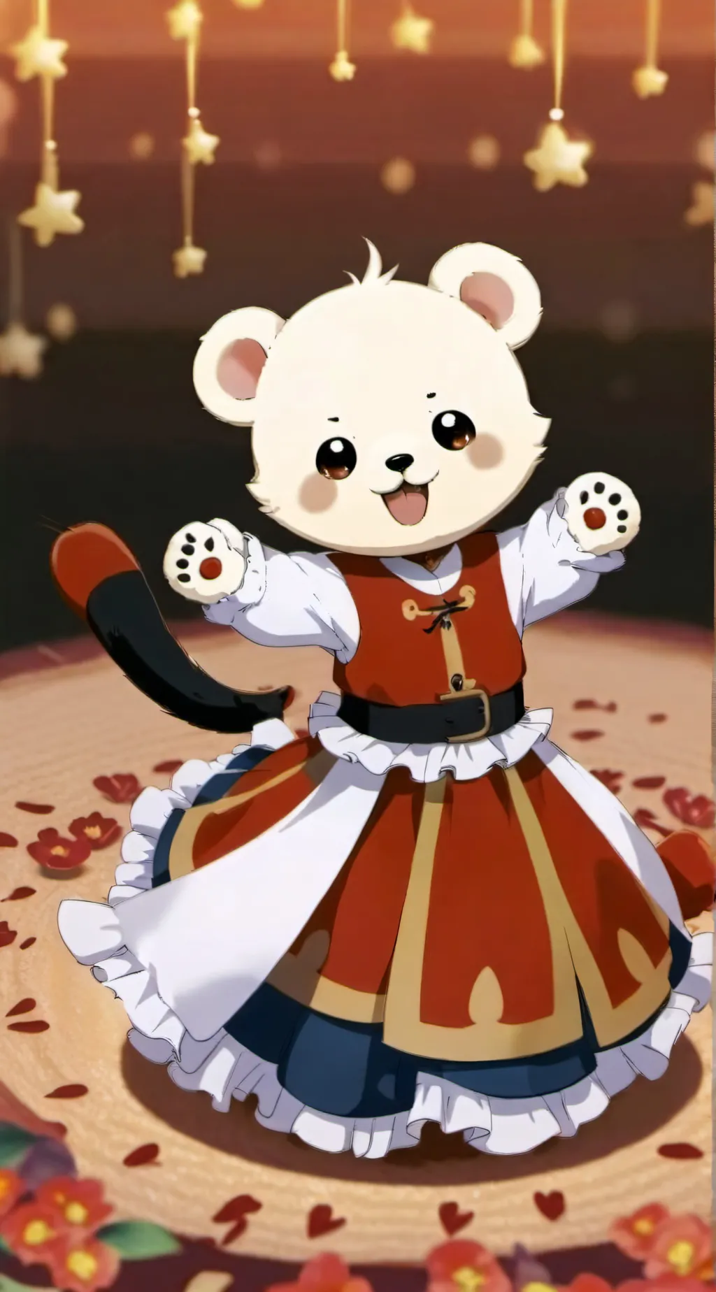 ai character: ted the bear background