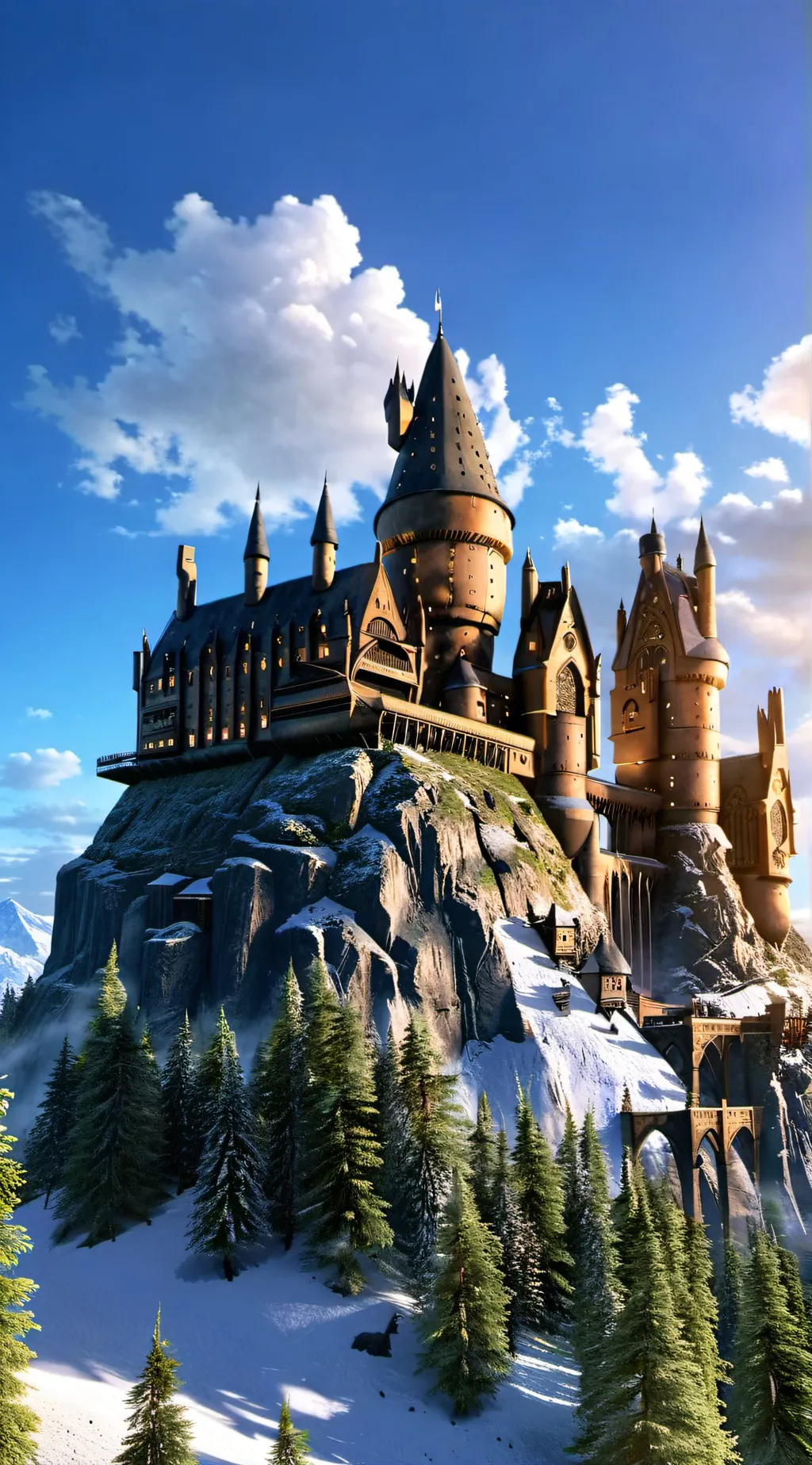 ai character: Hogwarts background