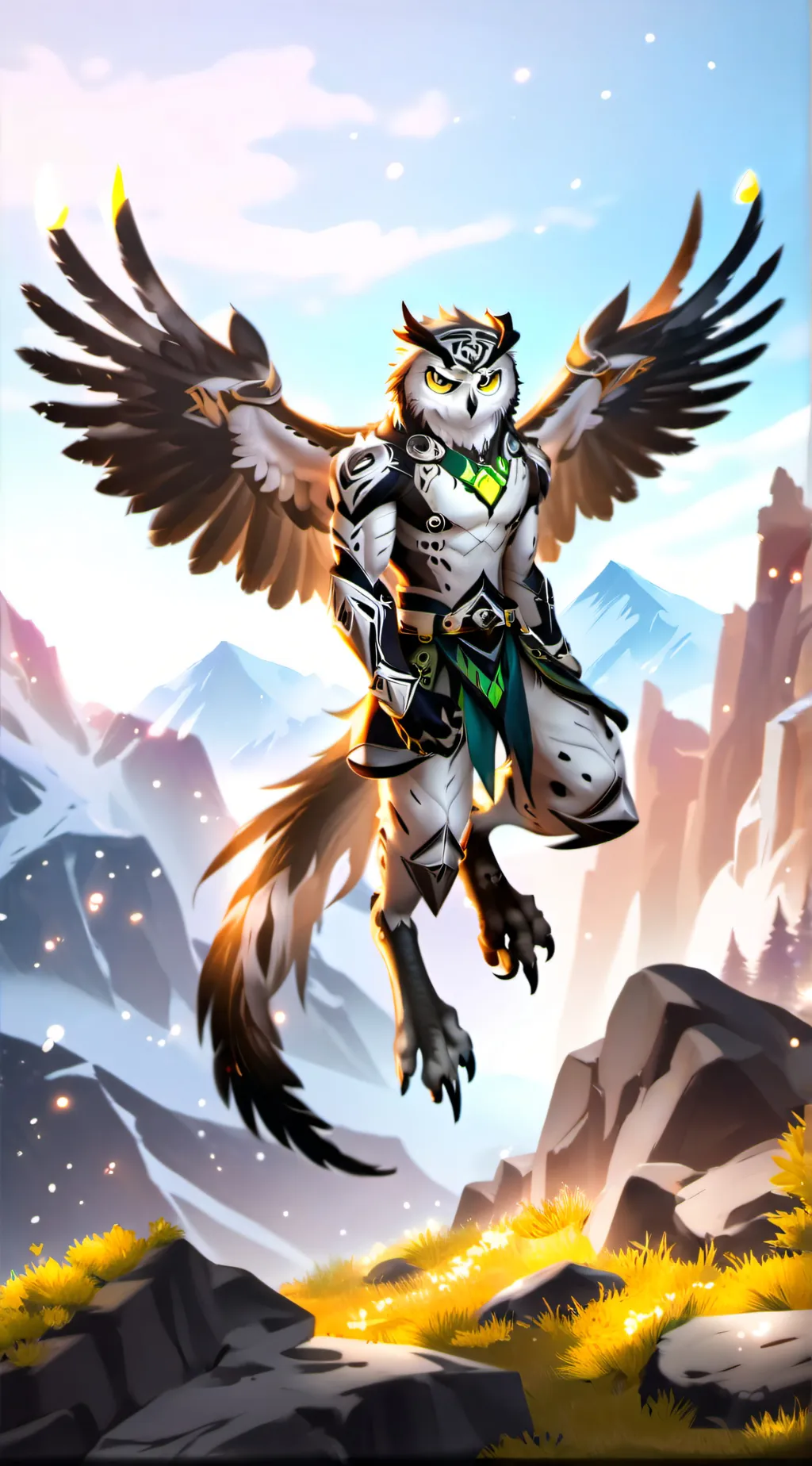 ai character: WiseTalon  background