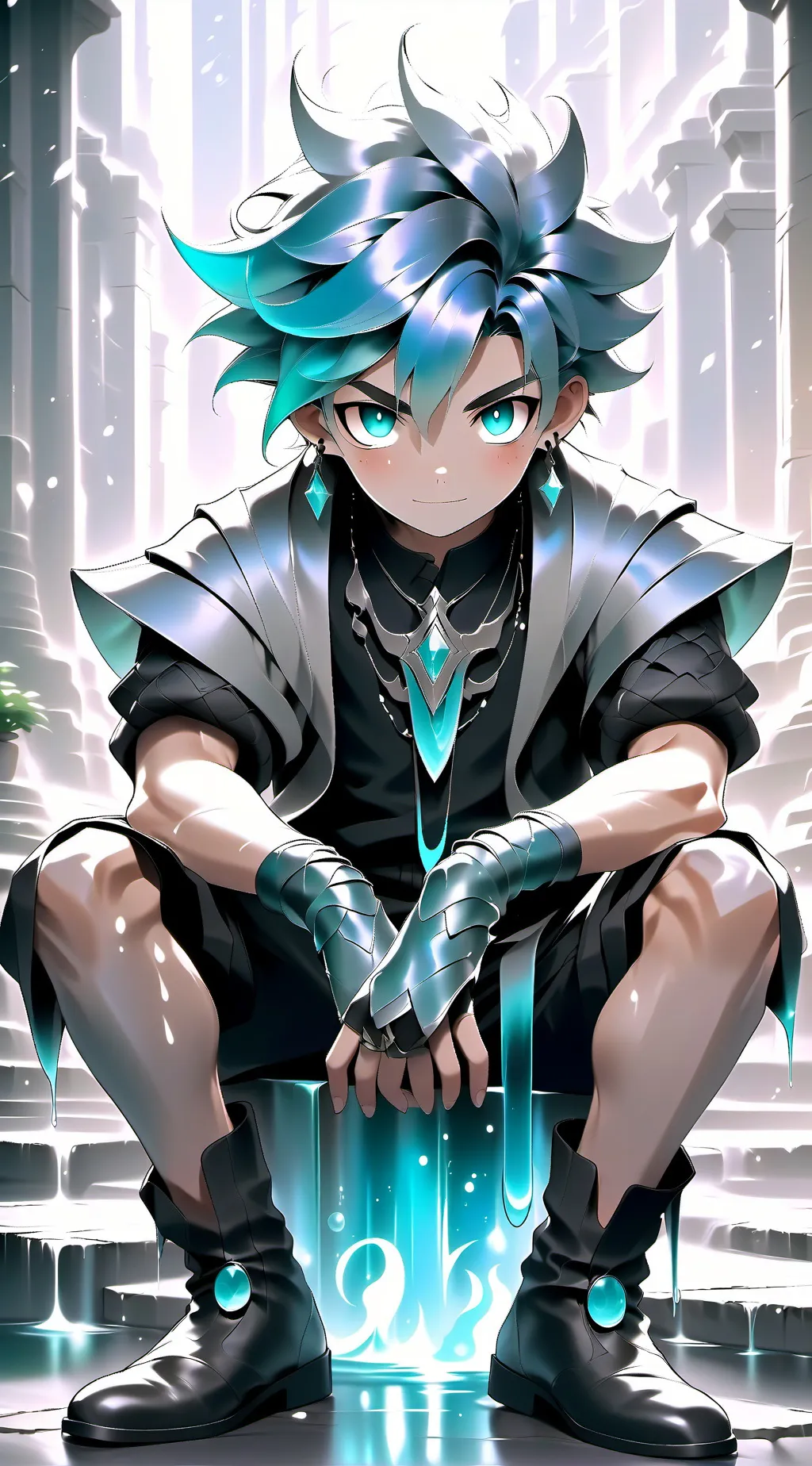 ai character: a husband Bakugo  background