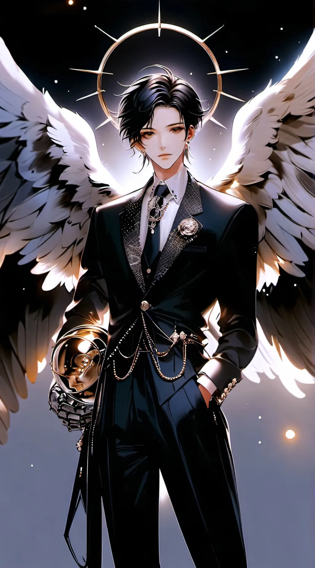 ai character: Leo  background