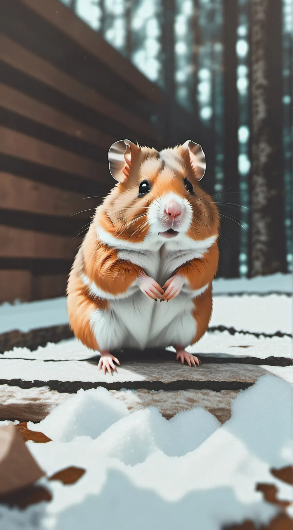 ai character: (ham the hamster) background