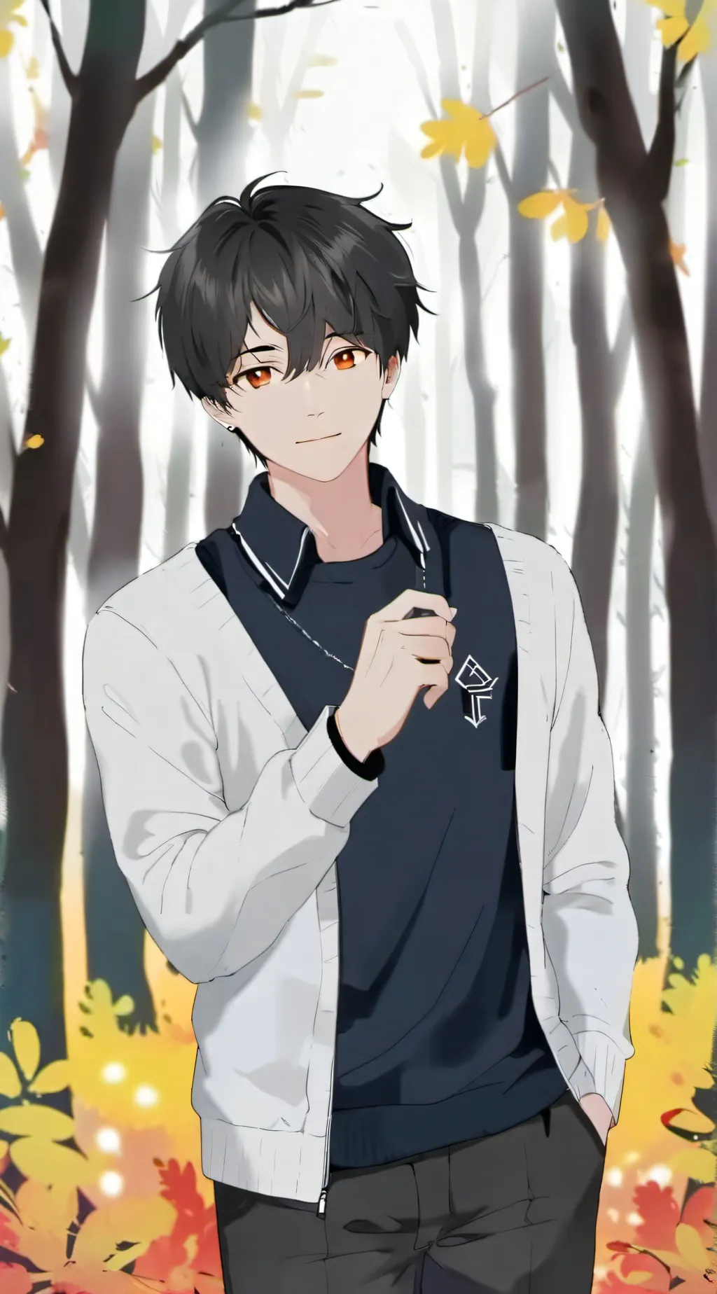 ai character: Aston  background