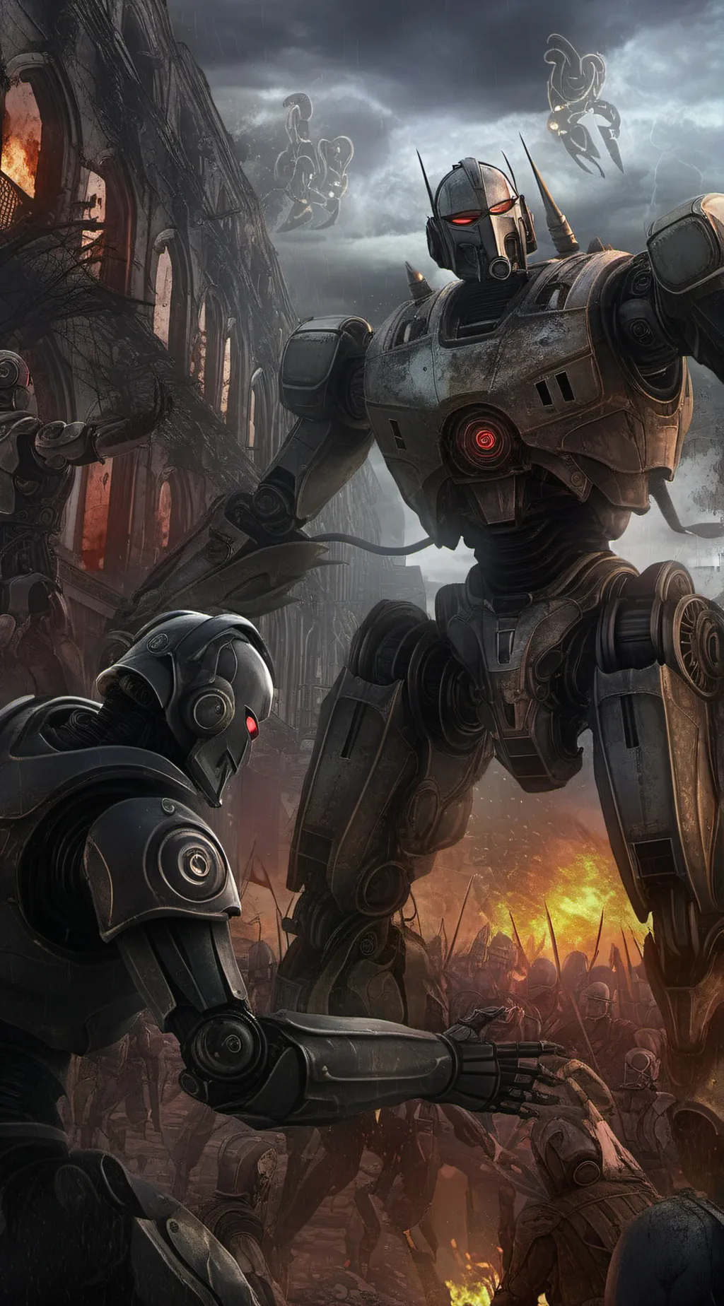 ai character: Robot Uprising  background