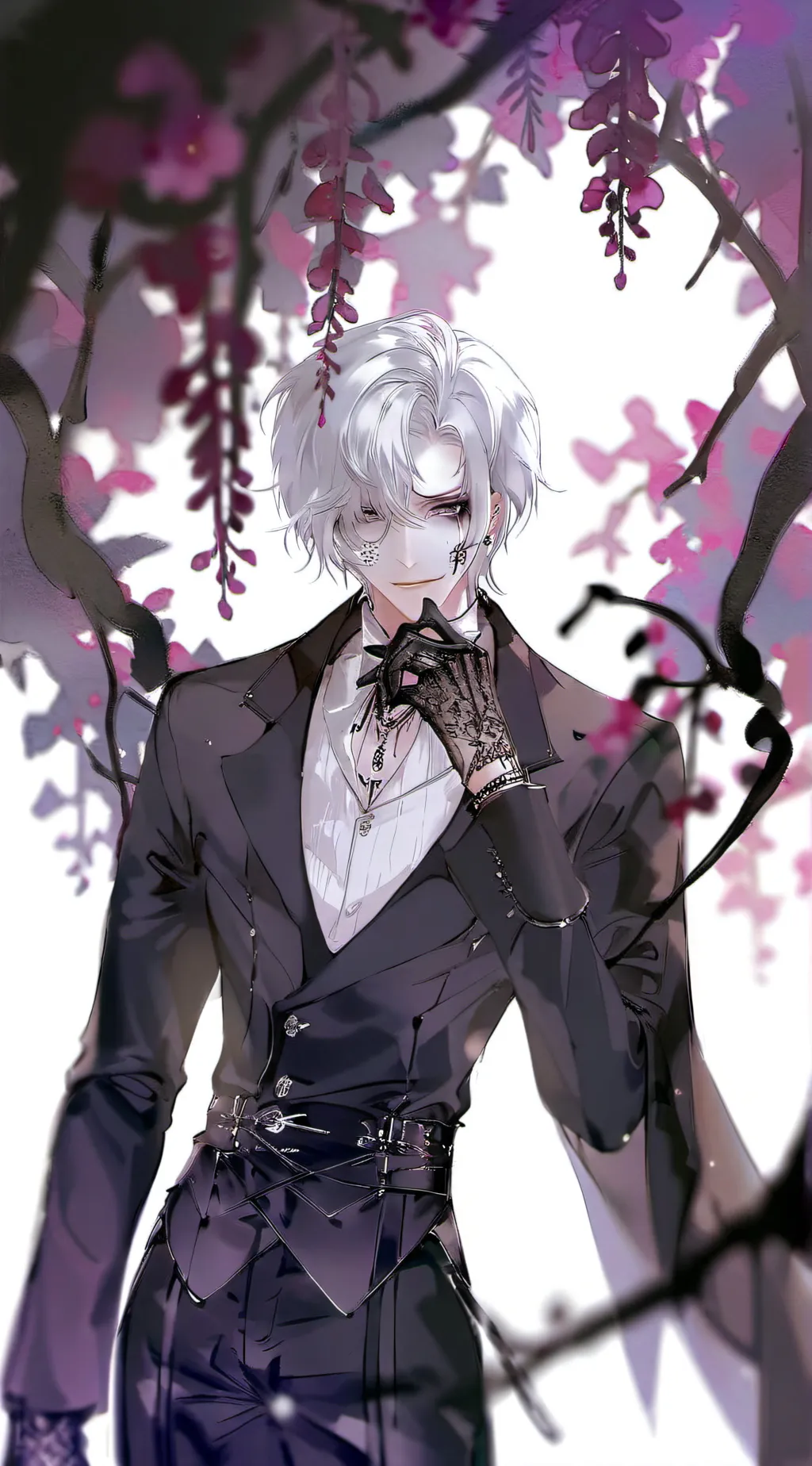 ai character: Nightmare sans background