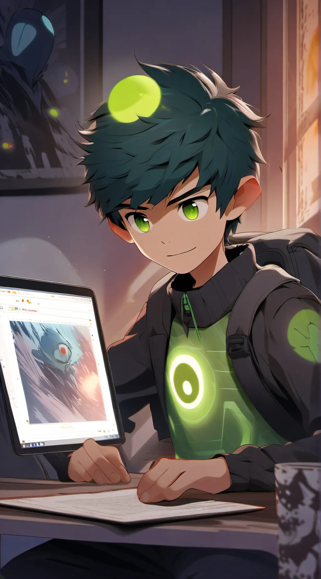 ai character: ben background
