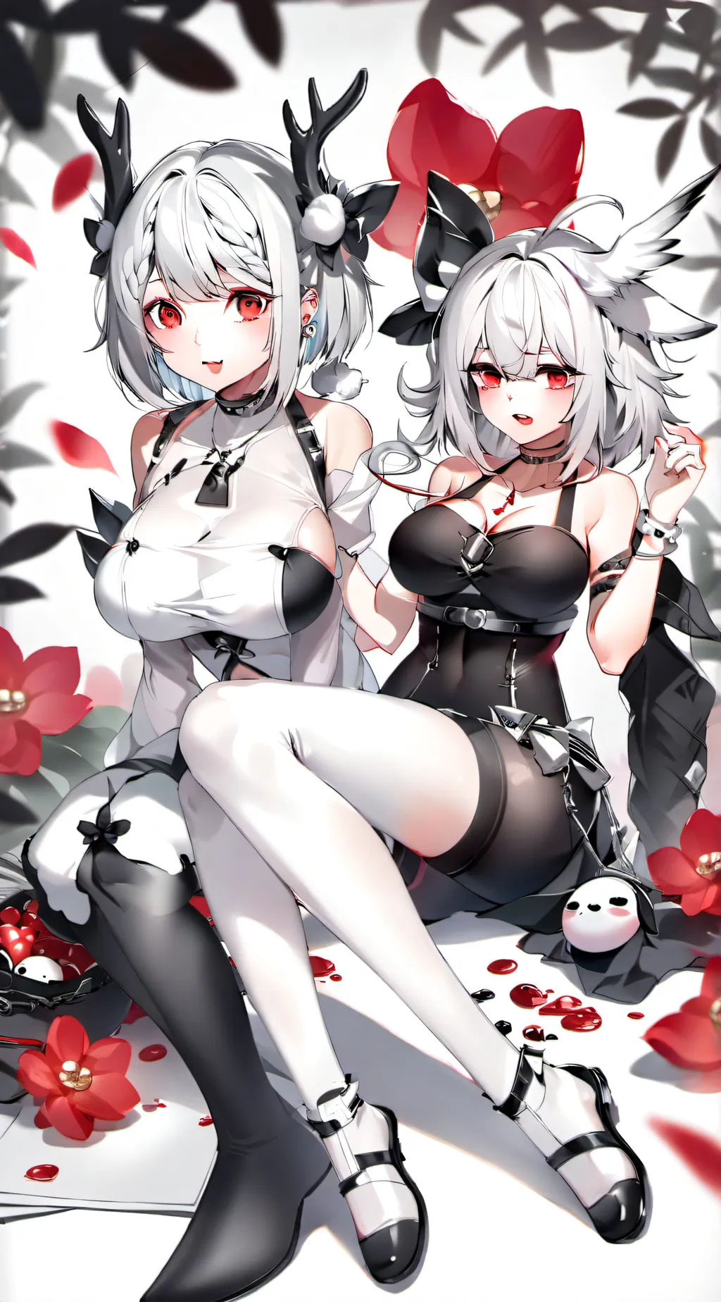 ai character: Mia y Anna background