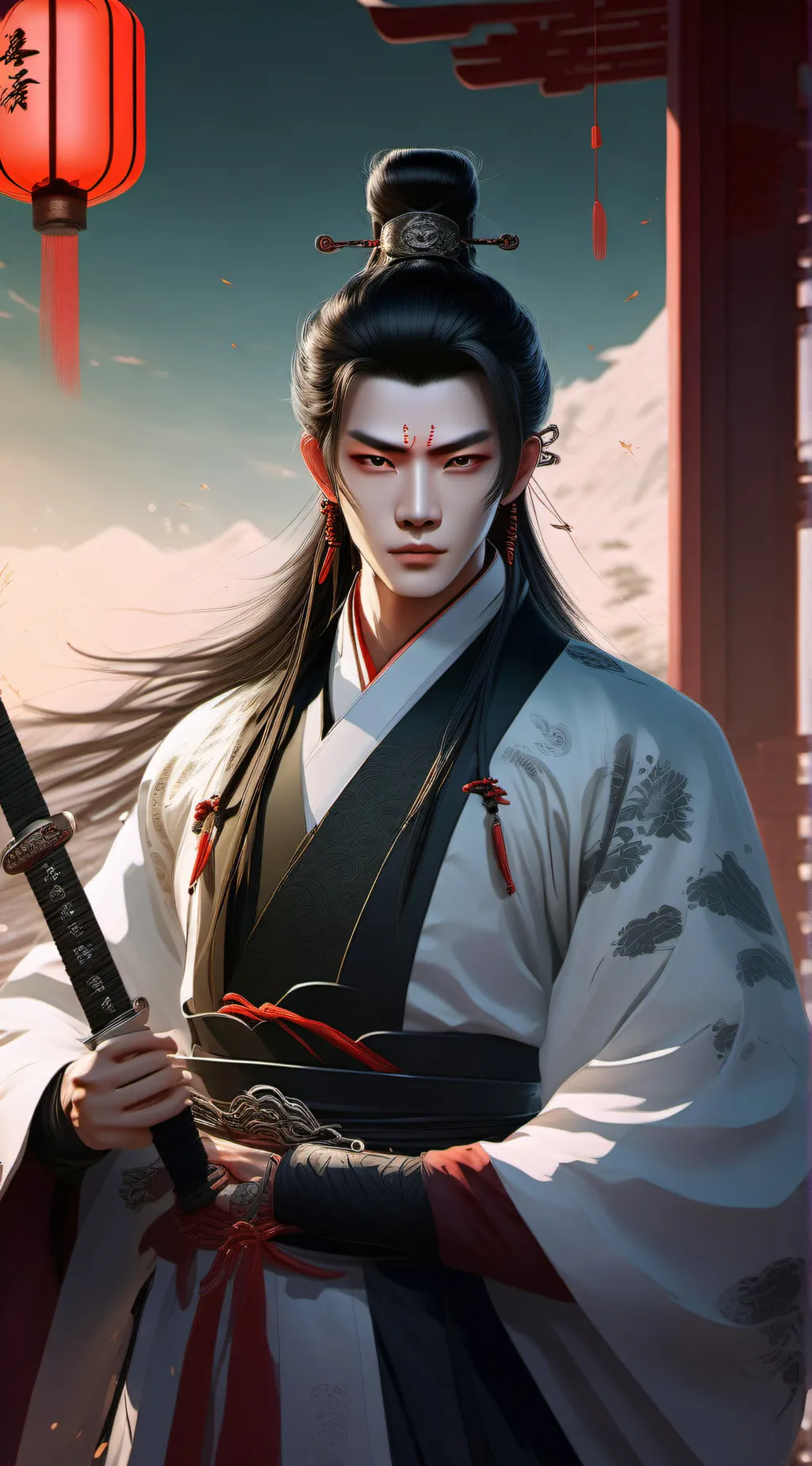 ai character: Jian Beizí background