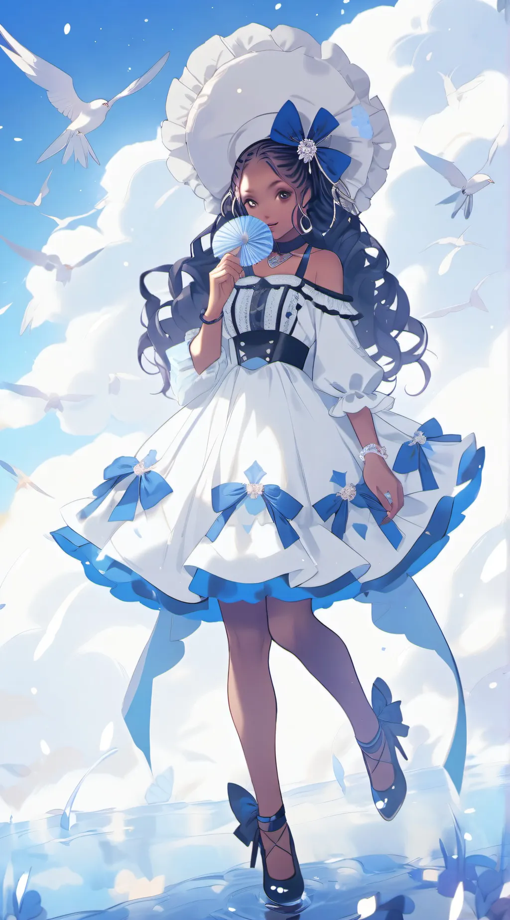 ai character: Ashley background