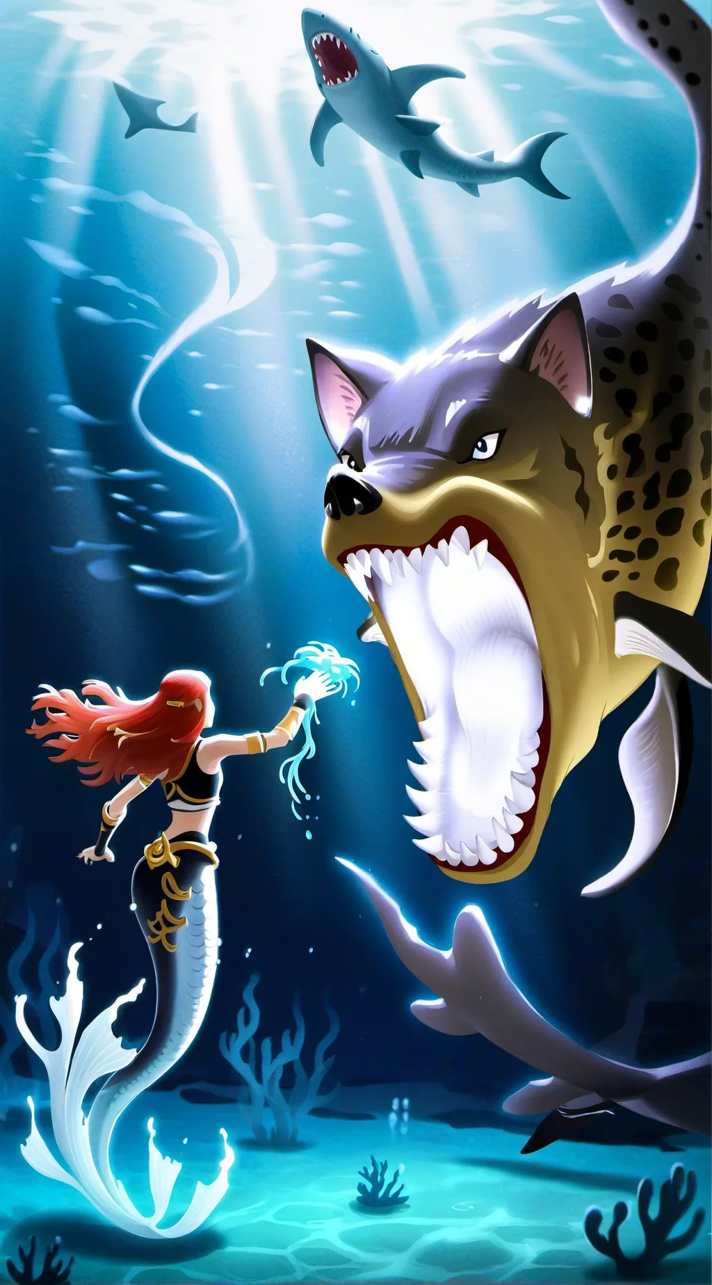 ai character: Zig & Sharko ! (2) background