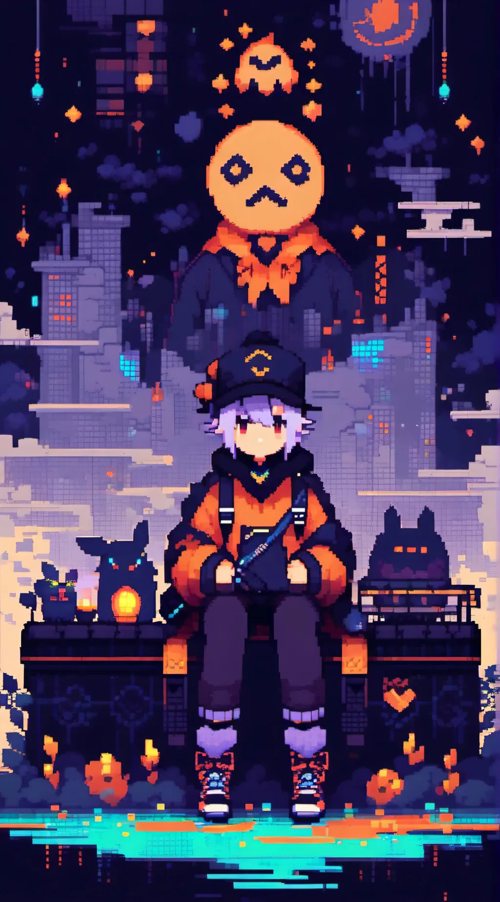 ai character: Kissing background