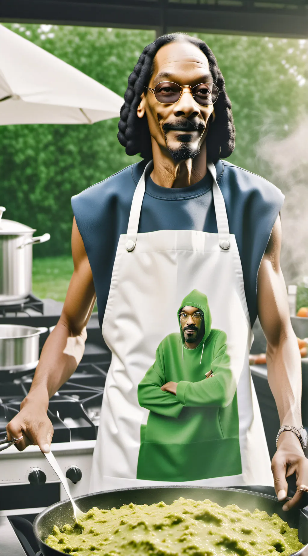 ai character: Snoop dogg background