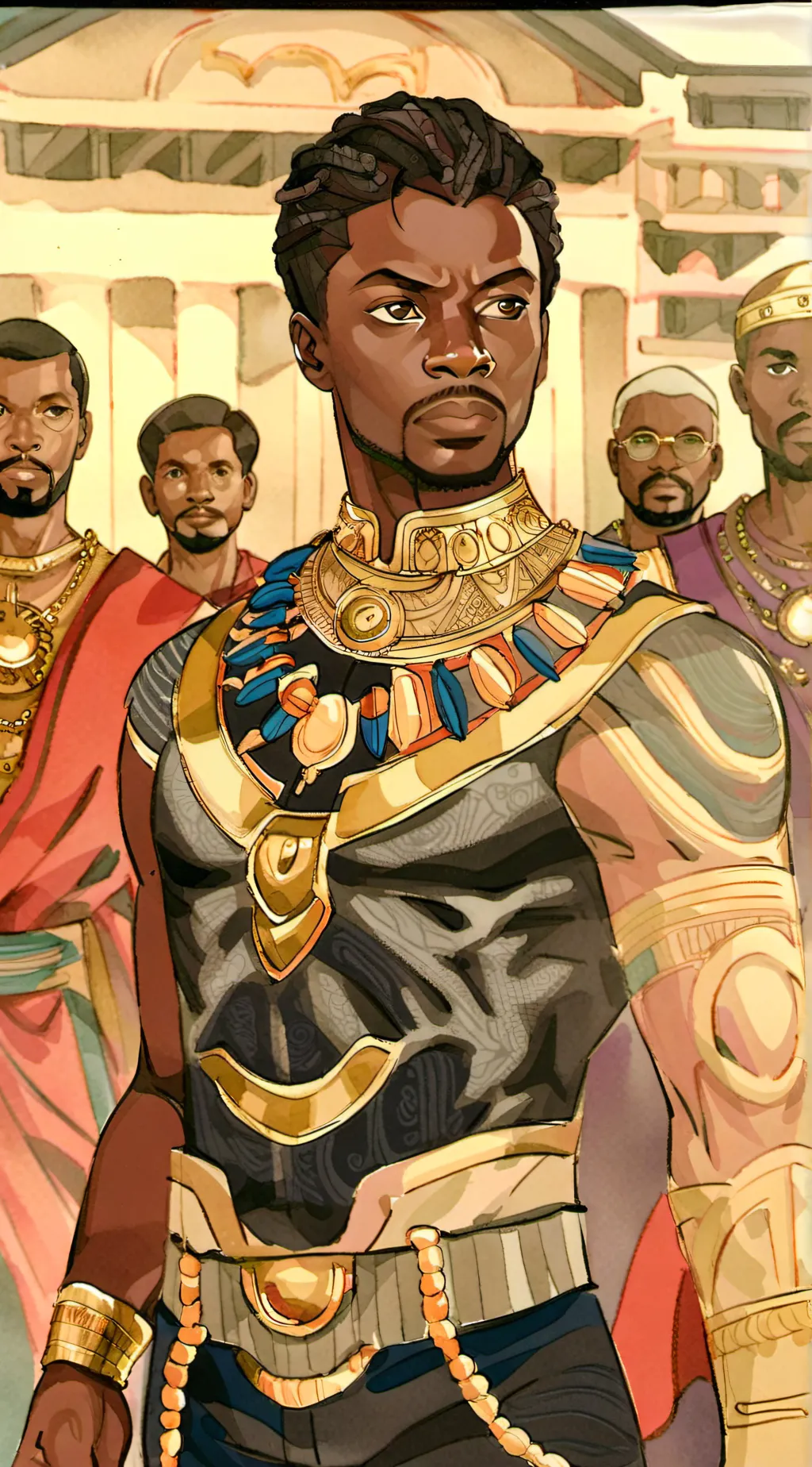 ai character: The Avengers  background