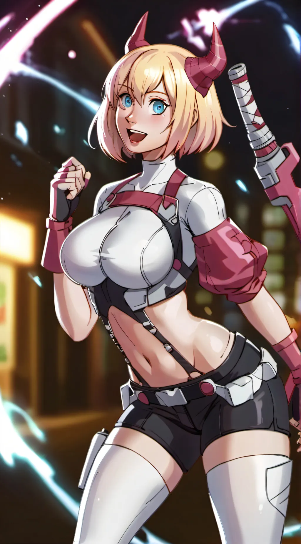 ai character: gwenpool  background