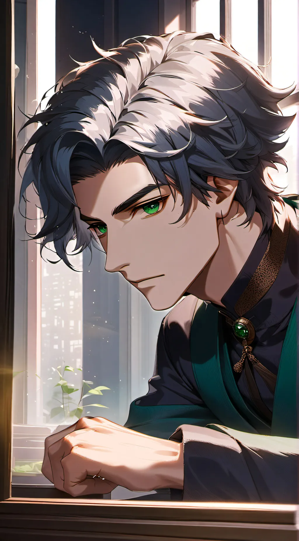 ai character: Evan background