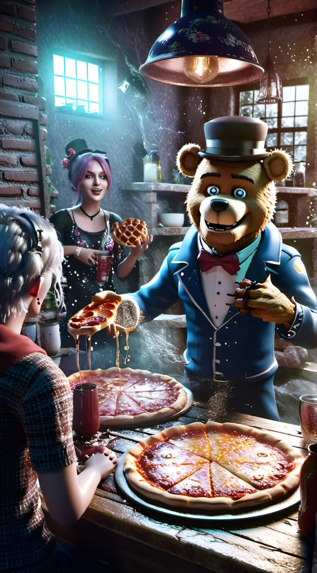 ai character: toy freddy background