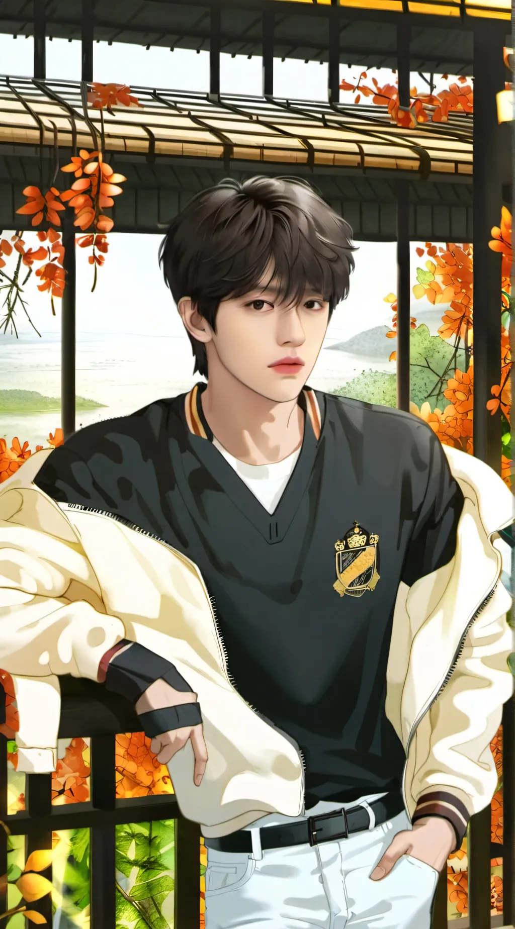 ai character: Guan junchen background