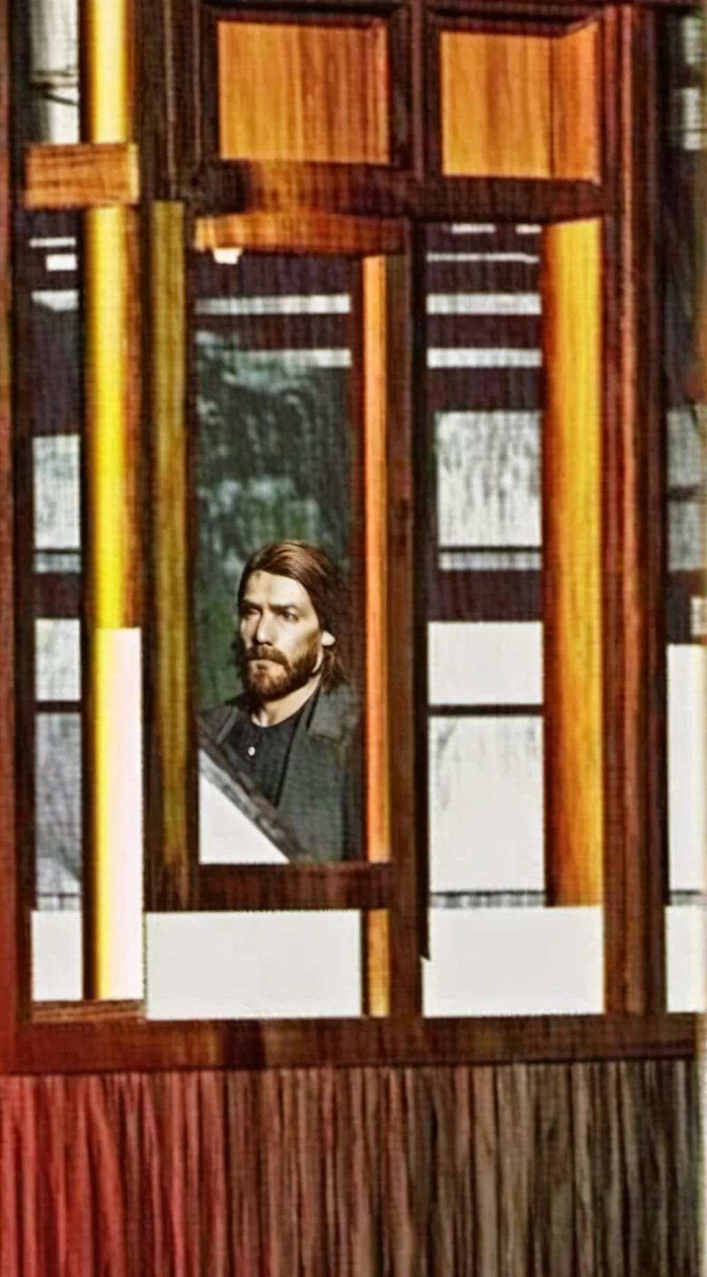 ai character: Jesus background