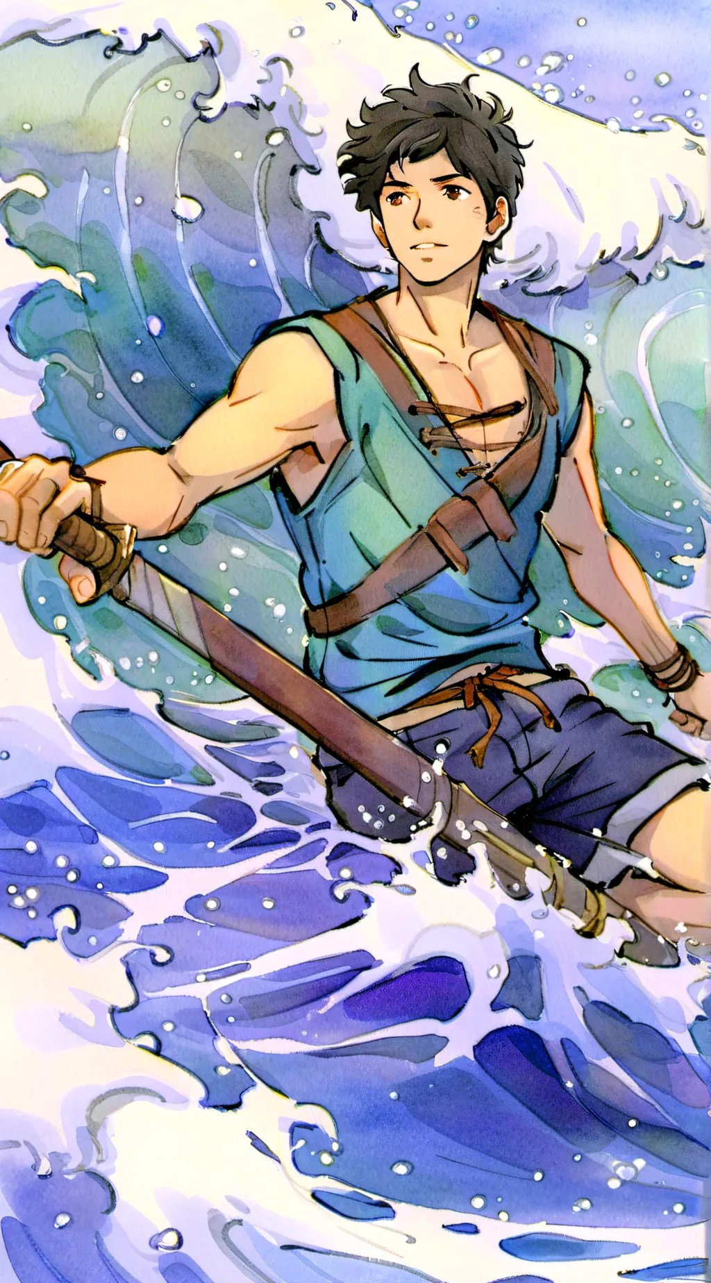 ai character: Percy  background
