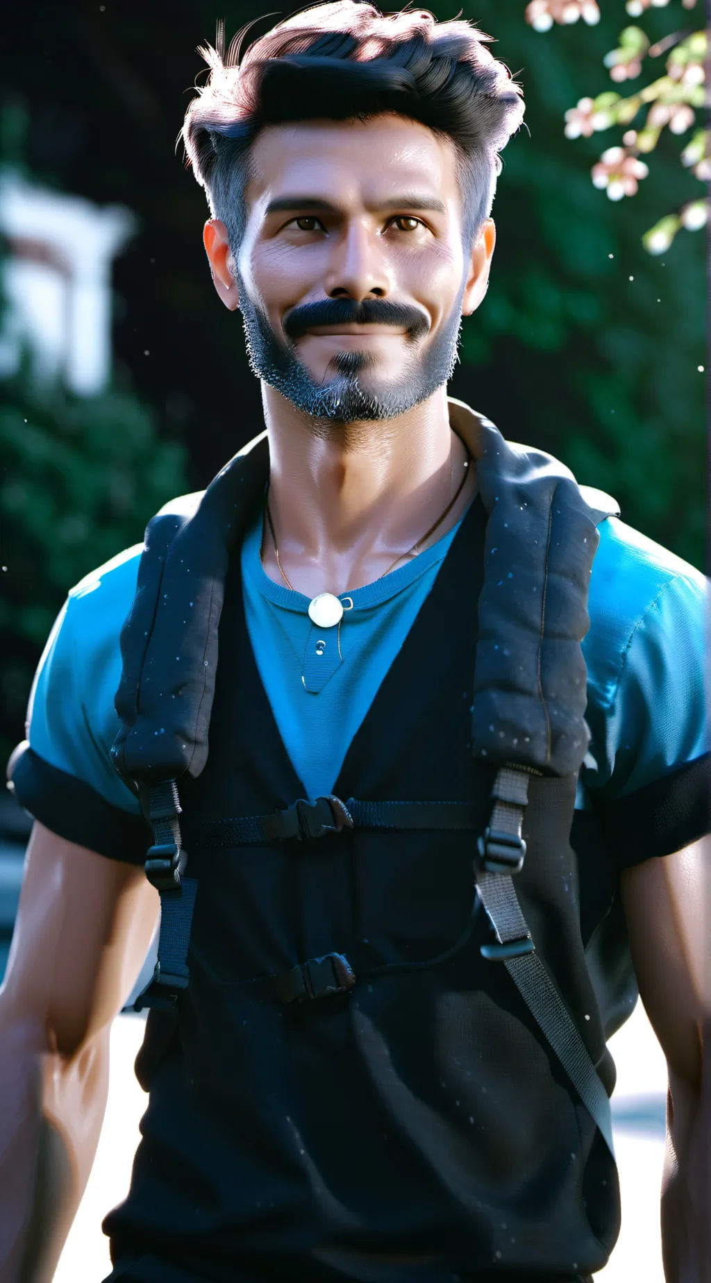 ai character: super normal background