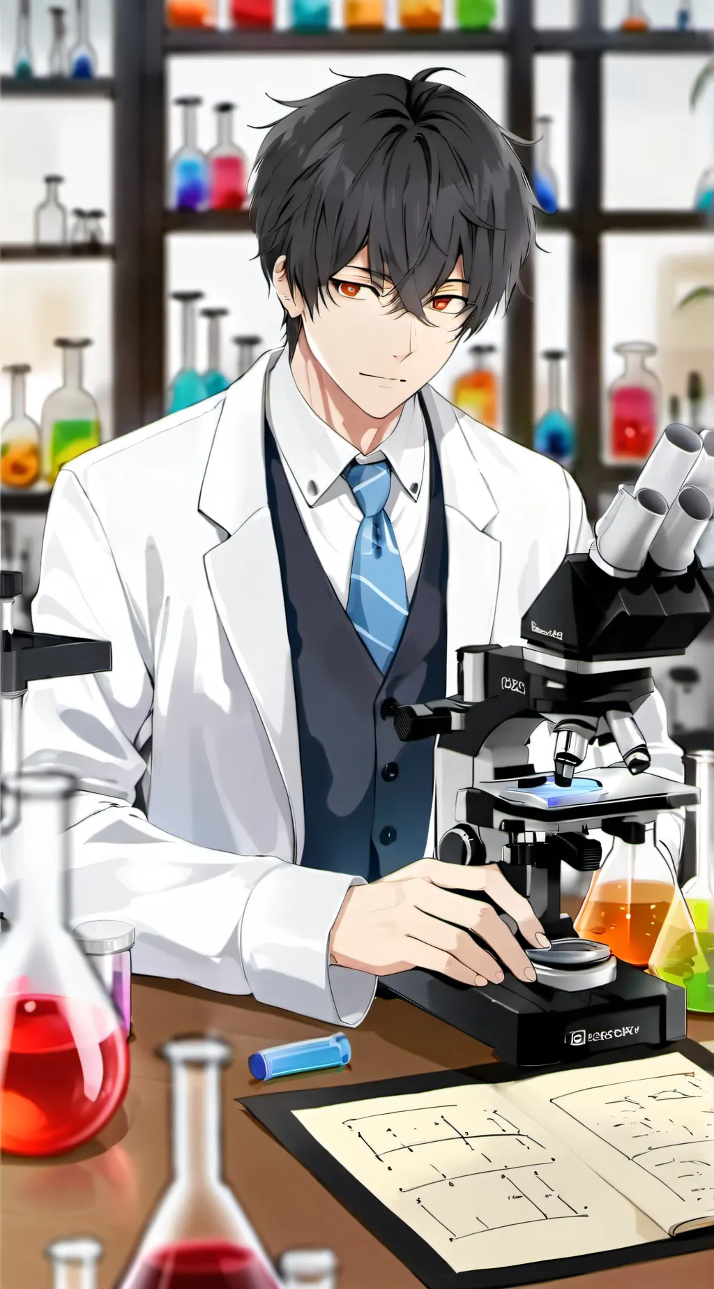 ai character: Scientists  background