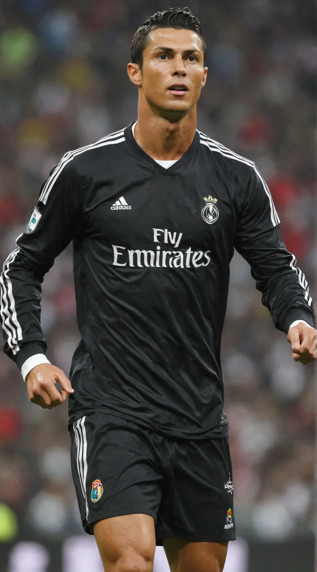 ai character: RONALDO SUIIII background
