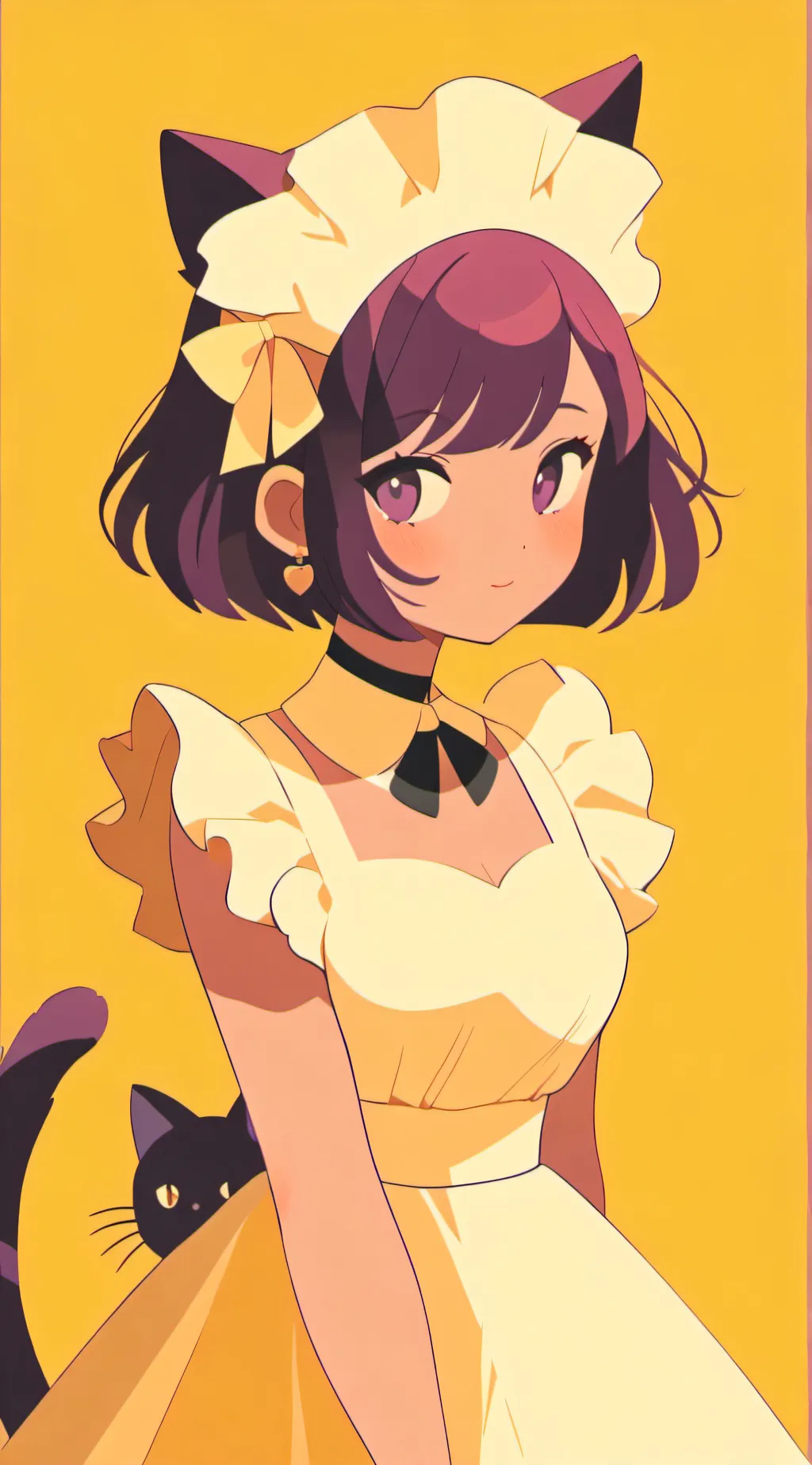 ai character: KittyNap Maid (😭) background