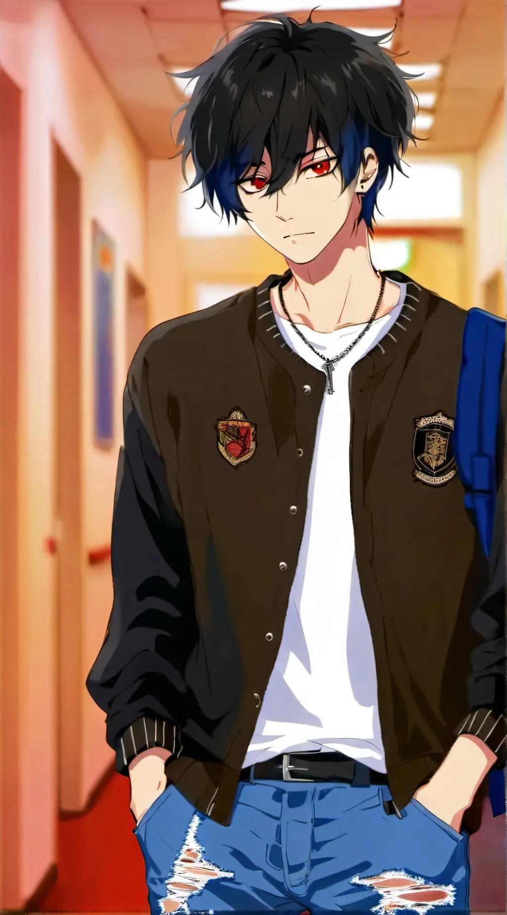 ai character: Fin background