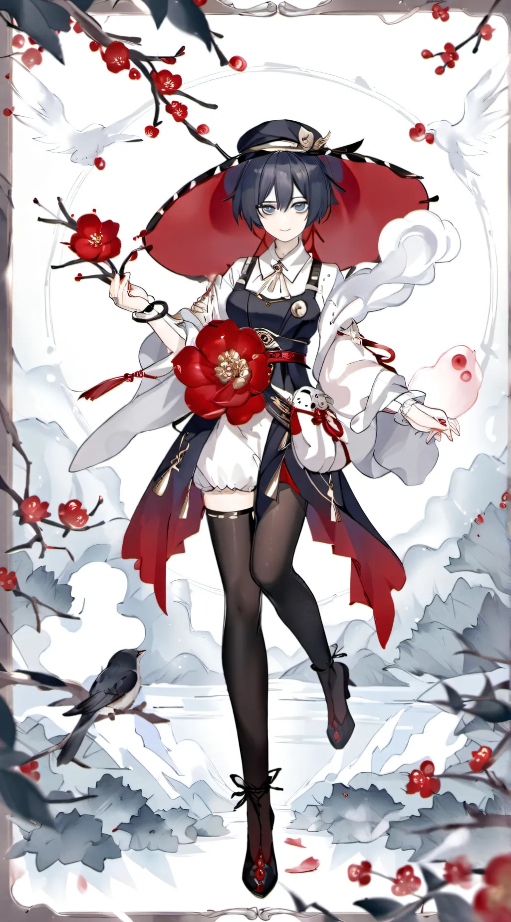 ai character: Genshin Road Trip  background