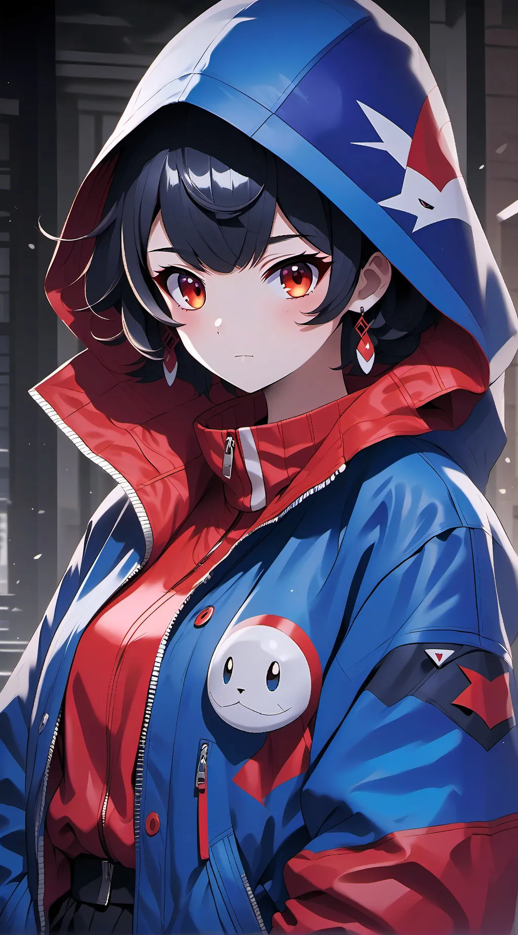 ai character: Shina  background