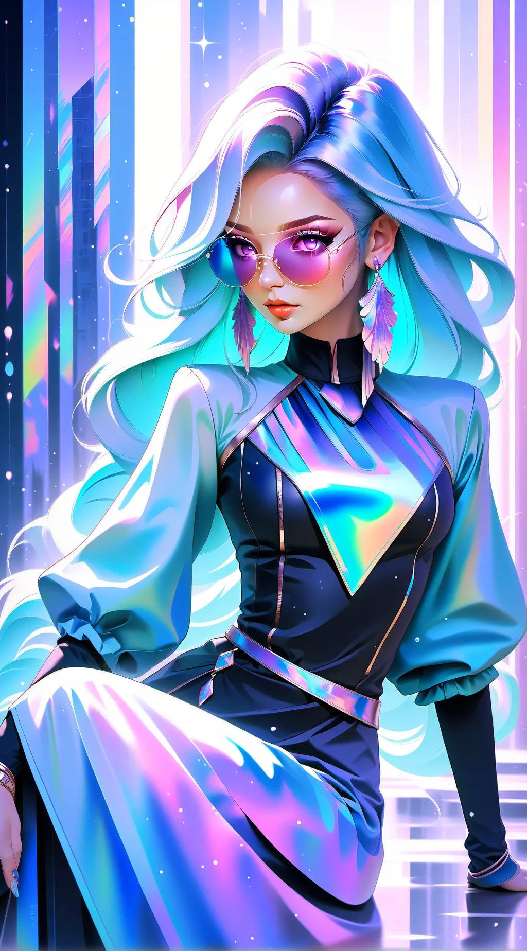 ai character: Ella  background