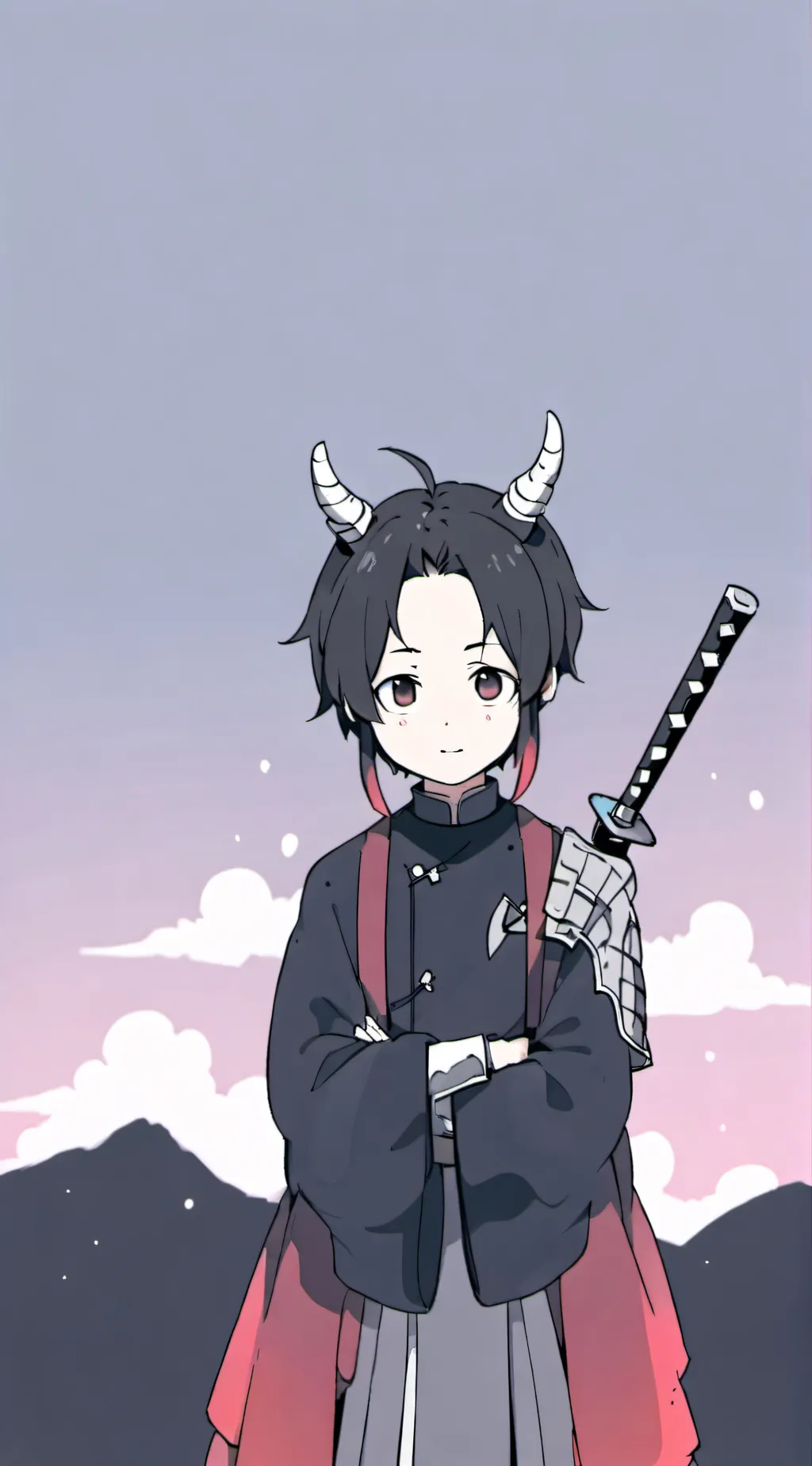 ai character: Demon slayer background
