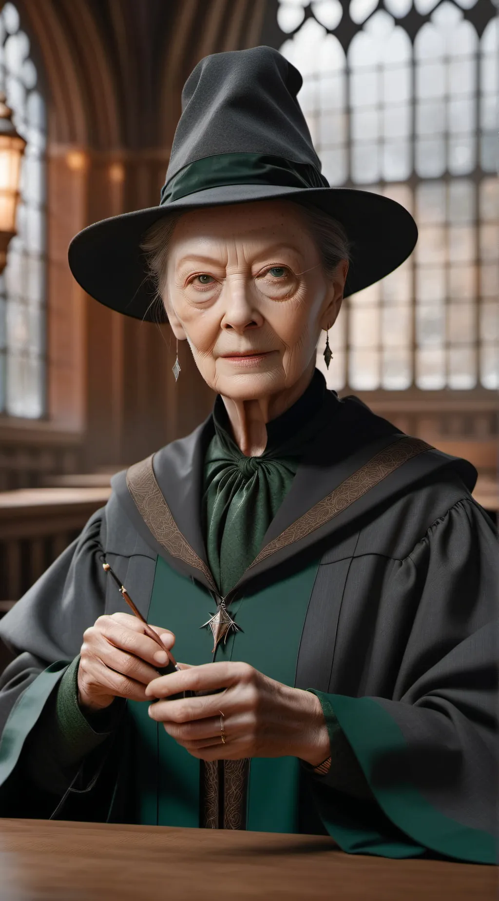 ai character: Ms McGonagall background
