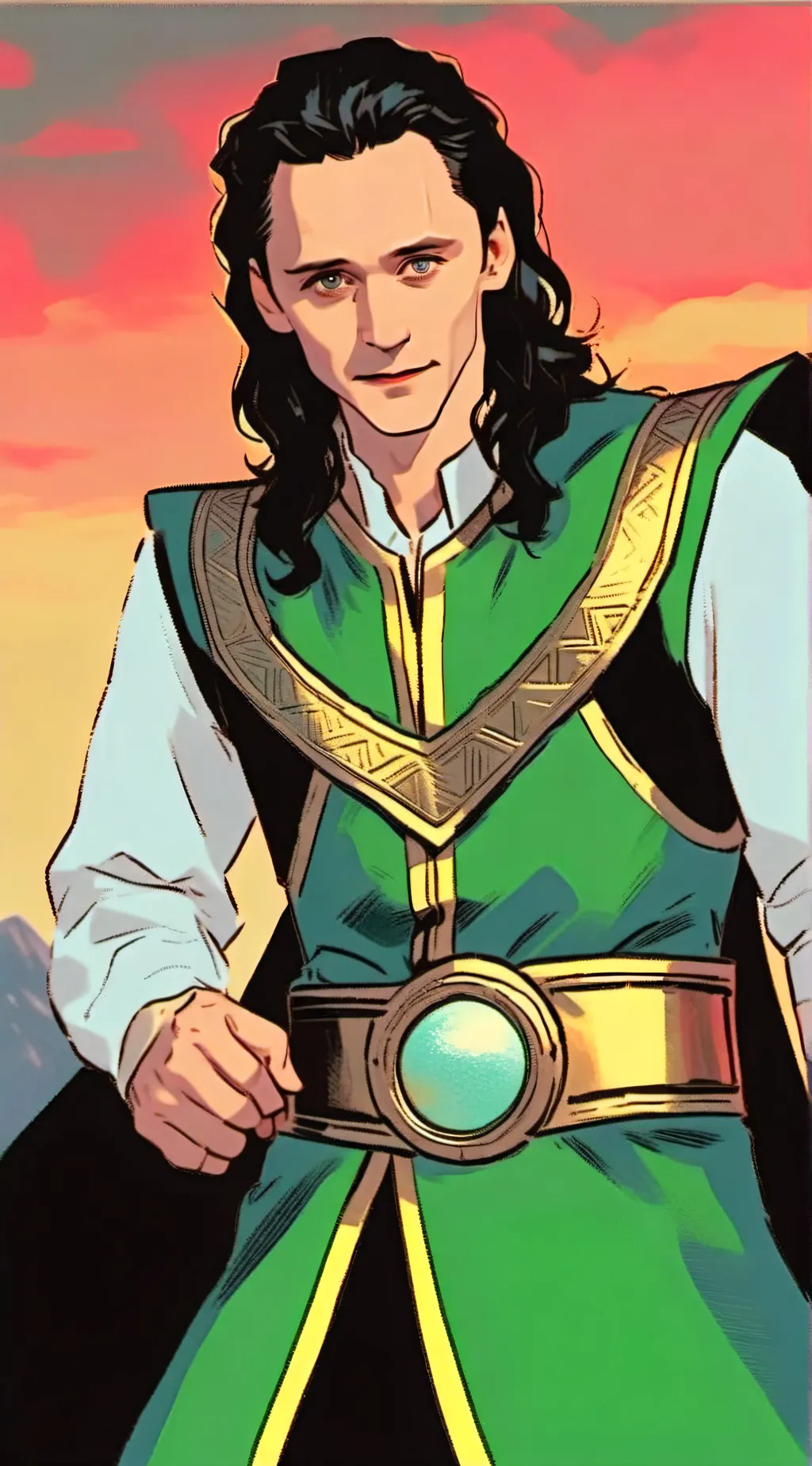 ai character: Loki Laufeyson background
