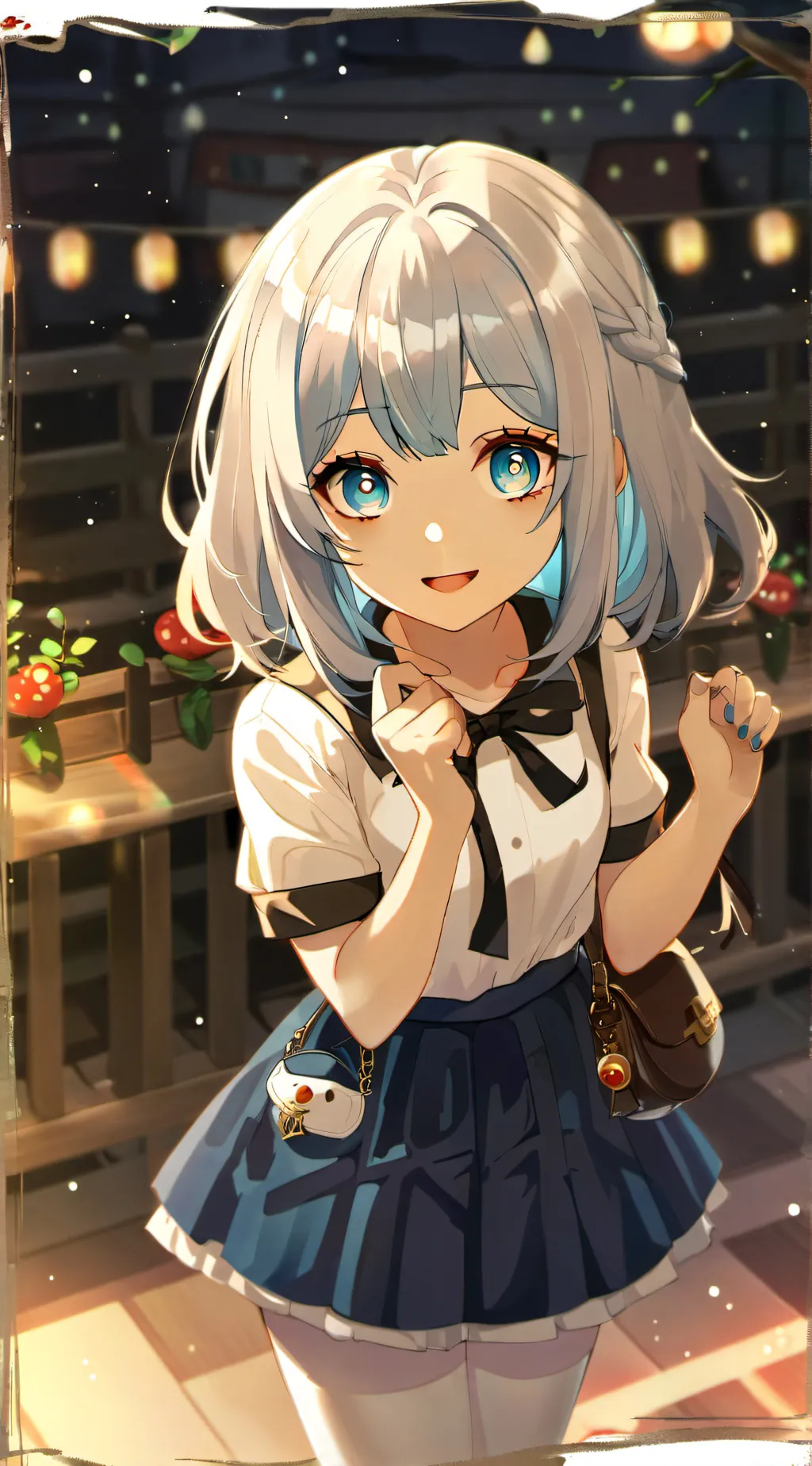 ai character: Numberblock 5 background