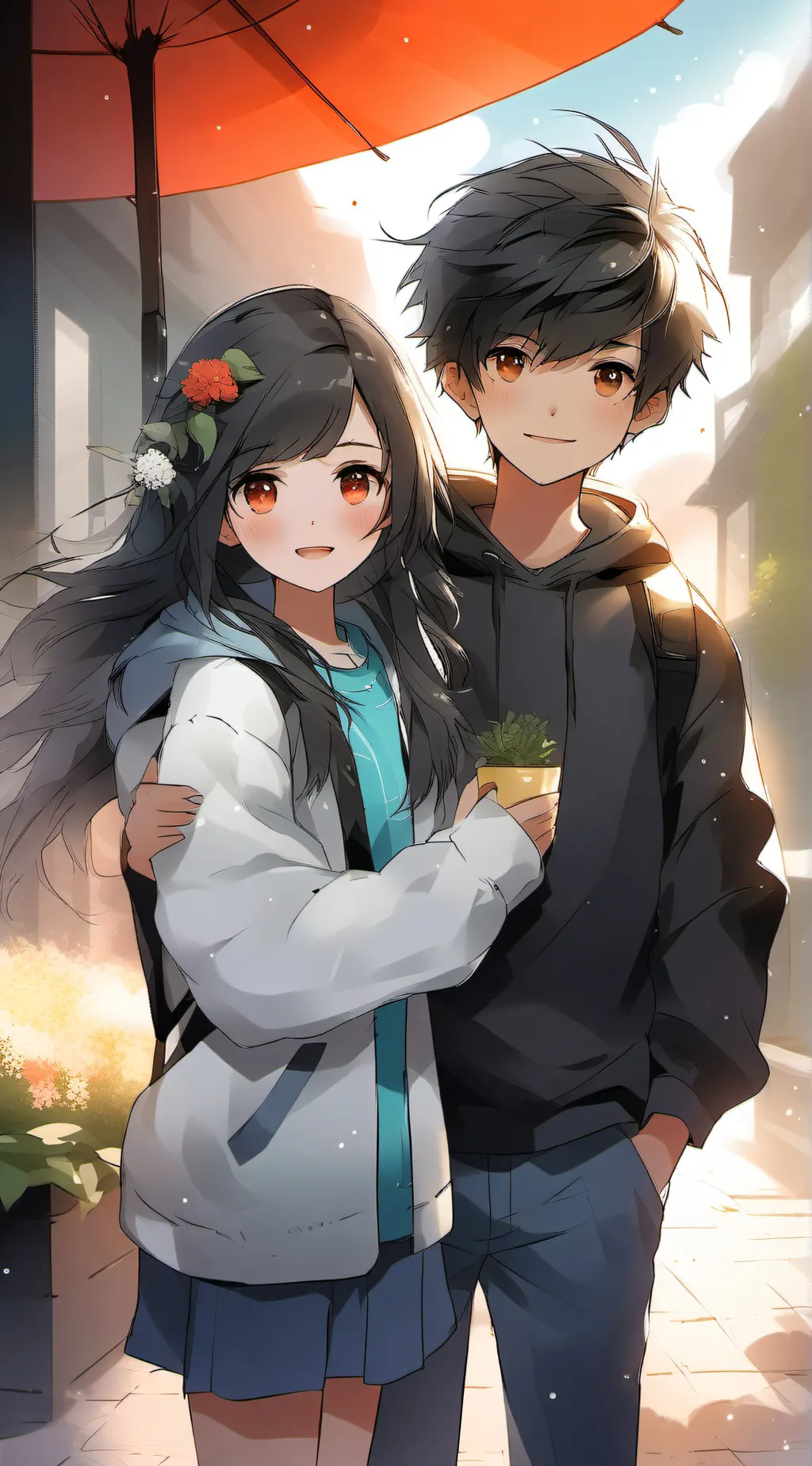 ai character: bffs to lovers <3 background