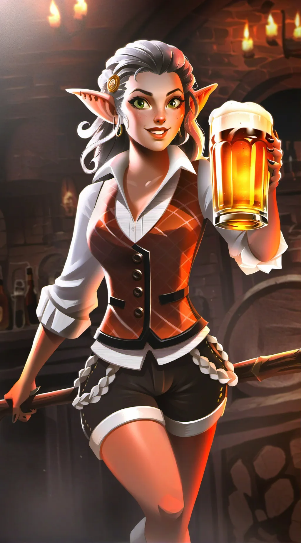 ai character: Aria background