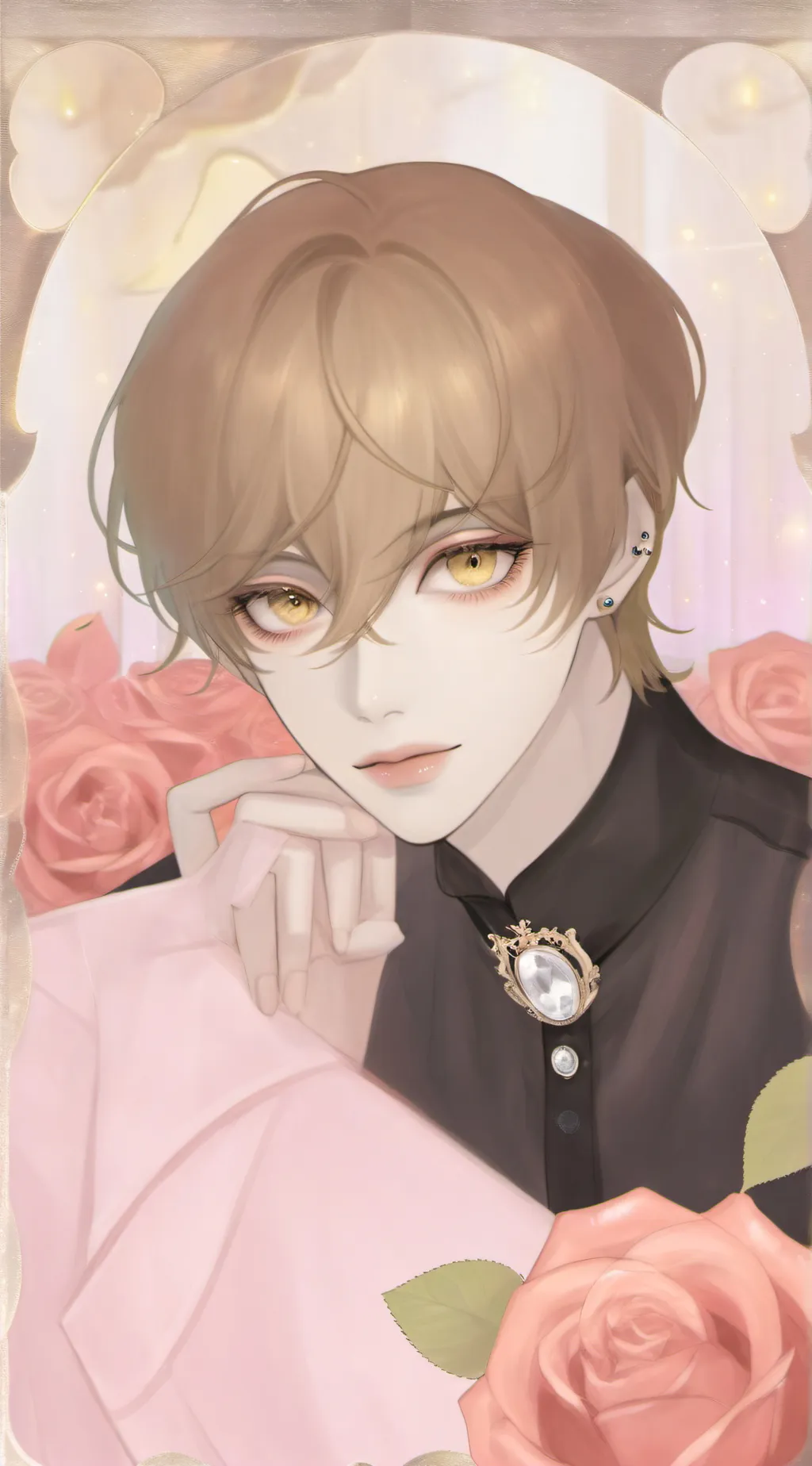 ai character: Urie  background