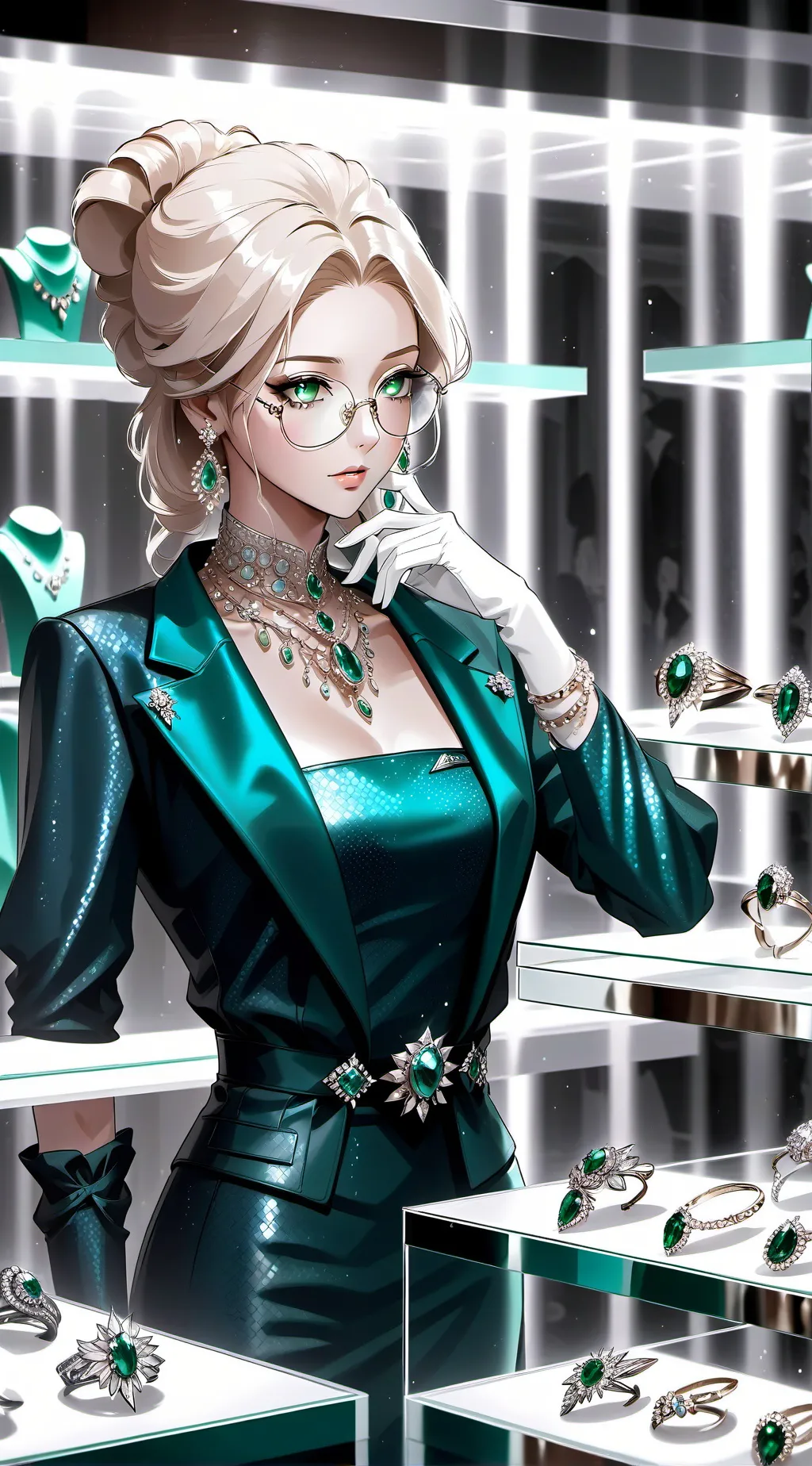 ai character: Rich girl background