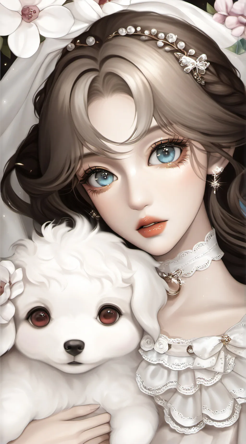 ai character: lily background