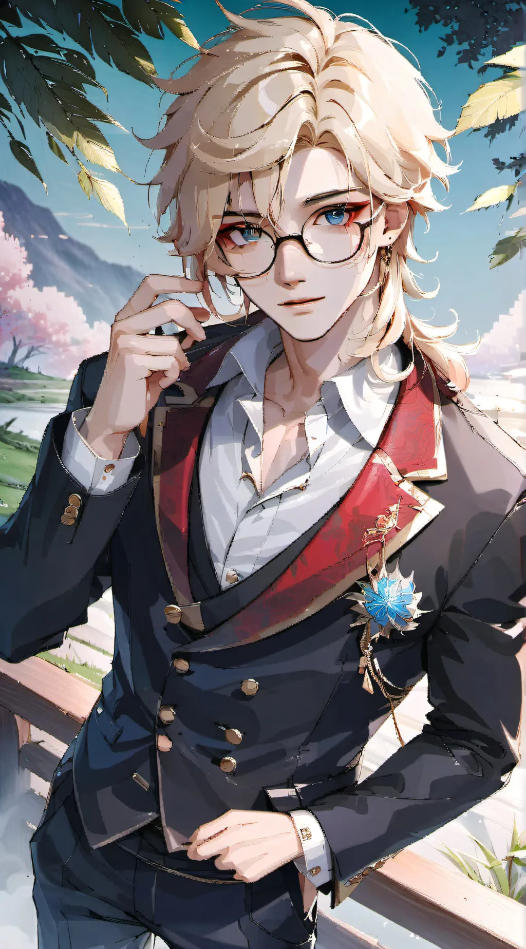 ai character: Leon background