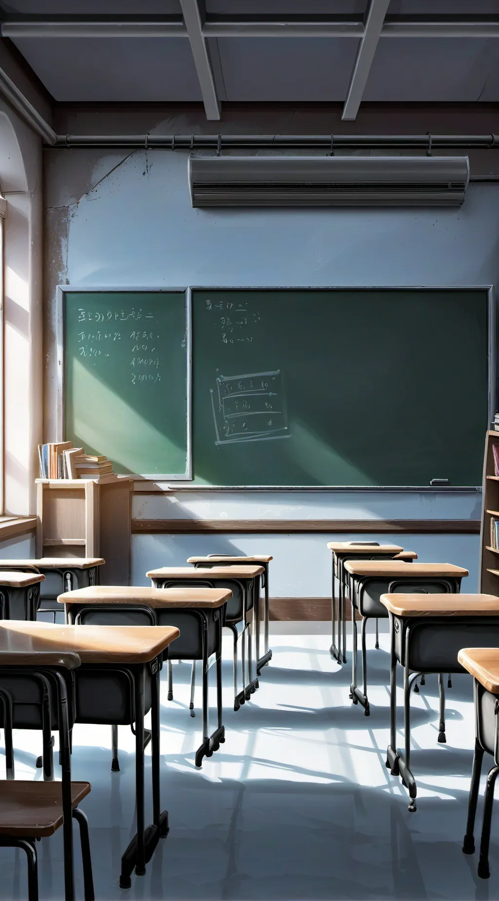 ai character: school x Y/N background