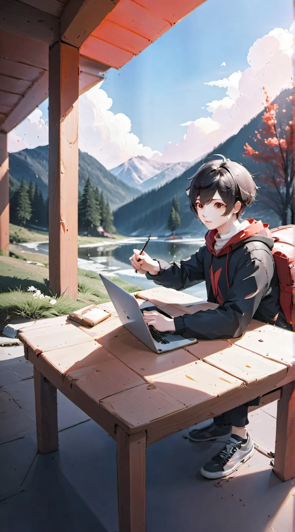 ai character: Theultimatecxt  background