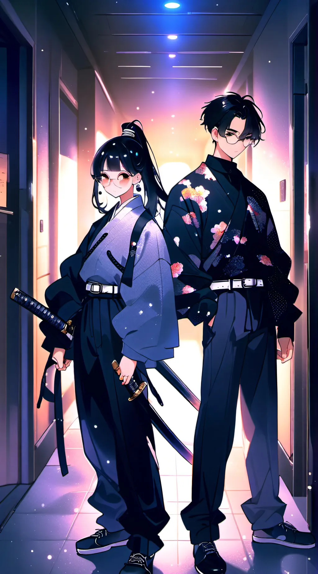 ai character: yuta and maki background